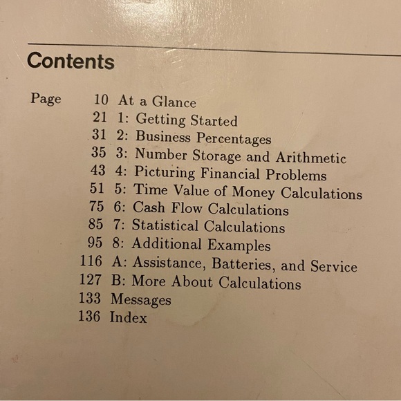 Hewlett-Packard Business Calculator HP-10B With Manual Classic School Vintage - Picture 6 of 6